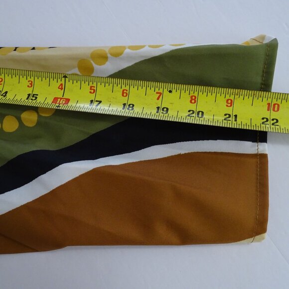 Emery Rose Retro-Inspired Tunic Top Women Size 2XL Earthy Wave Print NEW - Picture 11 of 12